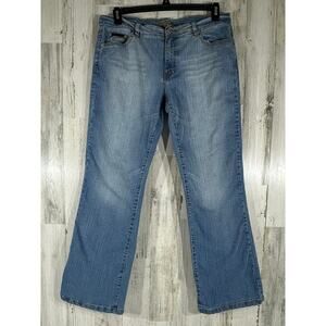 Southpole Jeans Sz 13 (34x30.5)‎ Bootcut Light Wash Mid Rise Vintage Embroidered